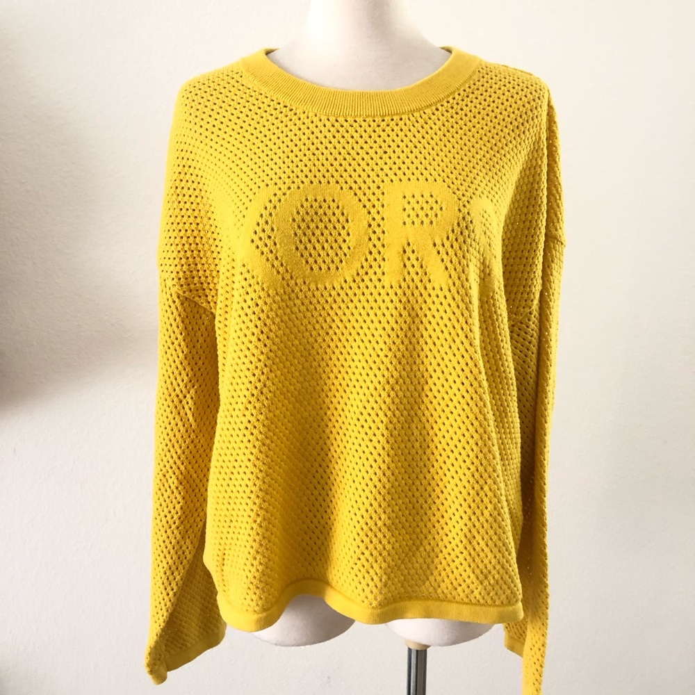Michael Kors Women Yellow Gold Crewneck Sweater